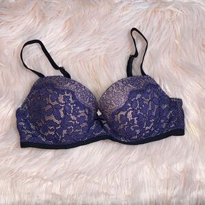 Victoria's Secret Dream Angels Deep Purple Lace Bra